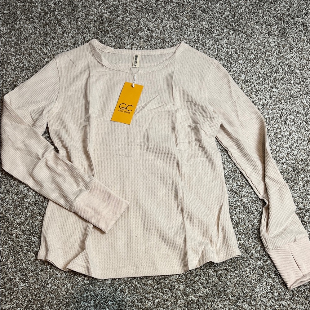 Women's‎ Cream Long Sleeve Tee